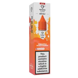 Pineapple Peach Mango Nic Salt E-Liquid by Crystal Clear Bar Salts 10ml
